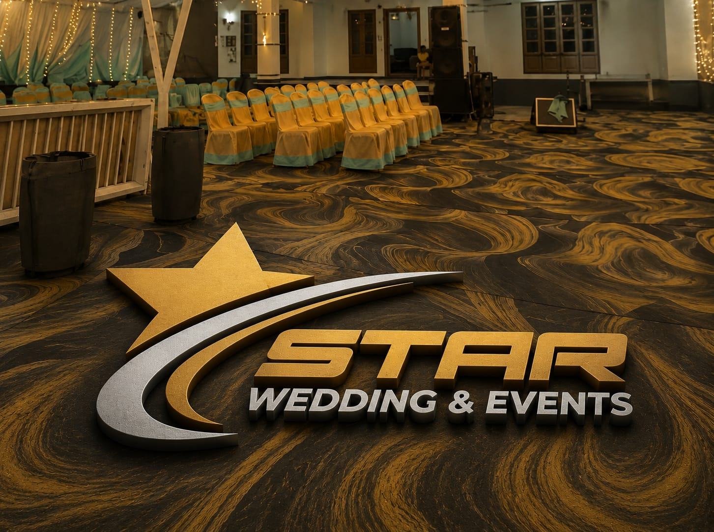 Star Wedding Events Round Table Setup